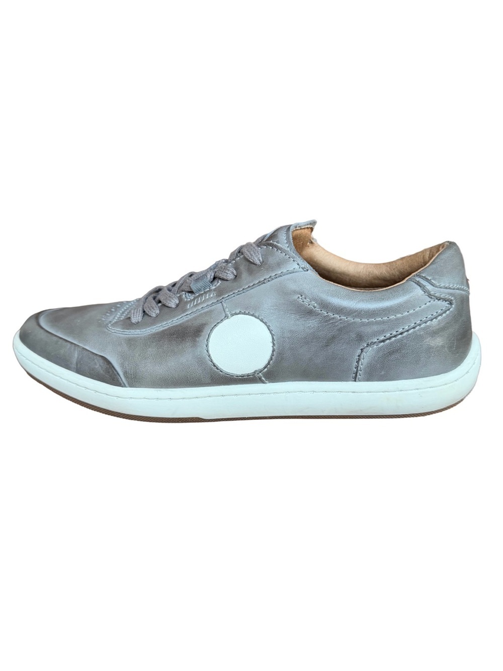 Piloti Avenue Gray Leather Driving Sneakers Made in Portugal Men’s 8.5 EU42